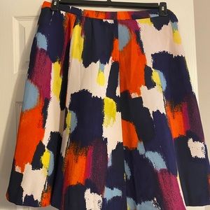 Colorful a-line skirt